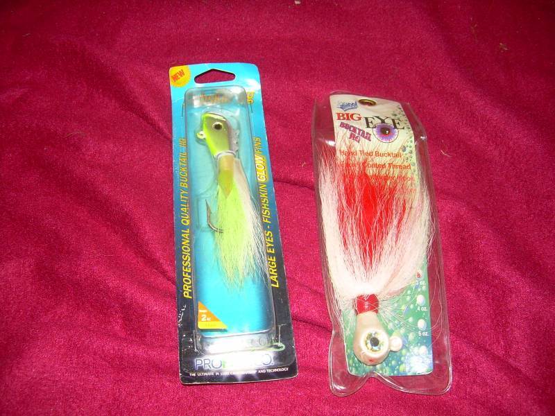 1 BUCK TAIL JIG 1 BUCK EYE JIG