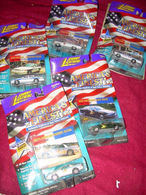 5 COLLECTIBLE JOHNNY LIGHTNING CARS