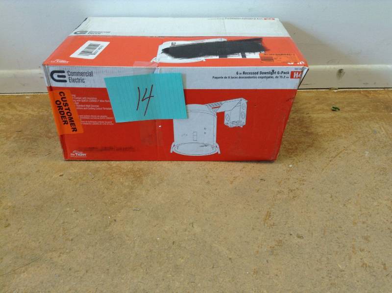 Commercial Electric 6 in Recessed Downlight 6 Pack
