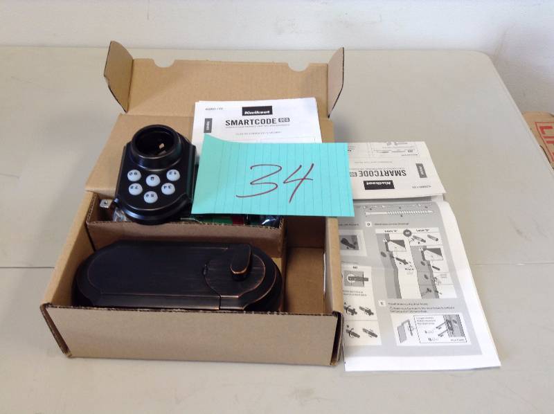Kwikset Smartcode touch pad electronic deadbolt not used