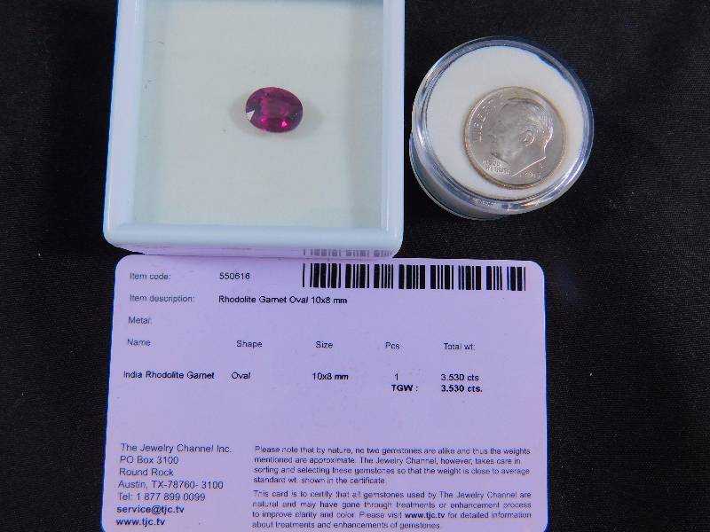 3.53 ct Rhodolite Garnet Gemstone