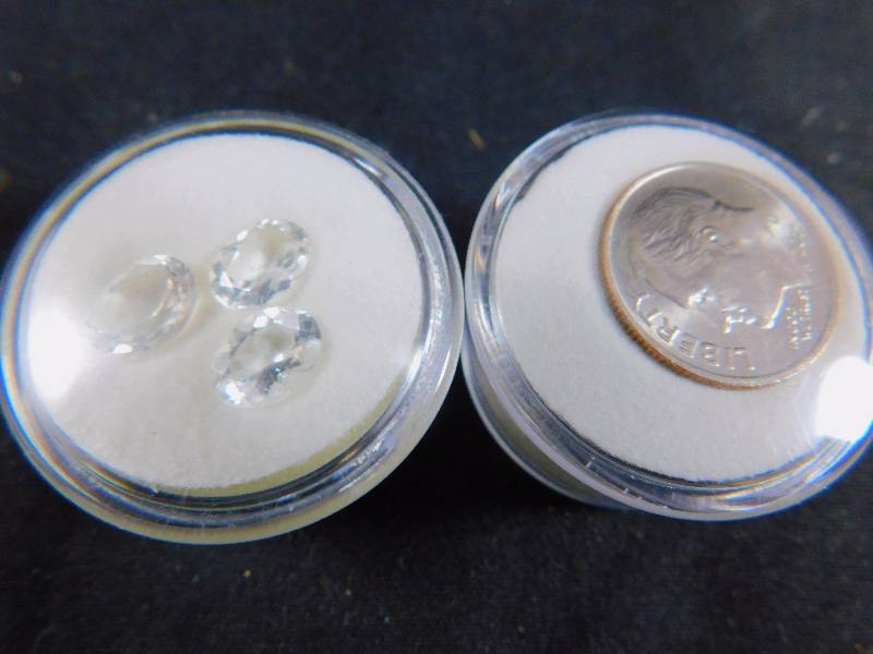 (3) Quartz Gemstones 3.8 cts