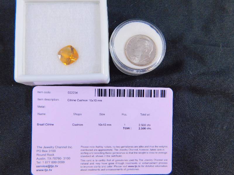 2.5 ct Citrine Gemstone