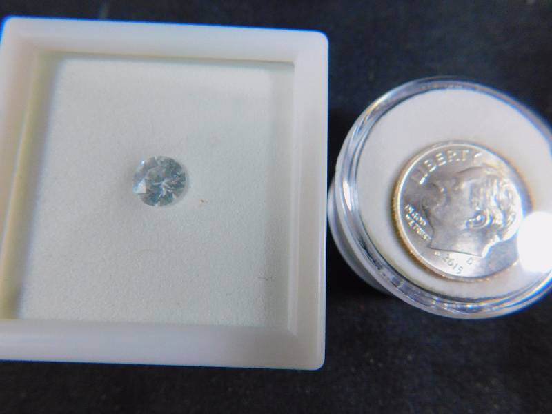 1 ct White Zircon
