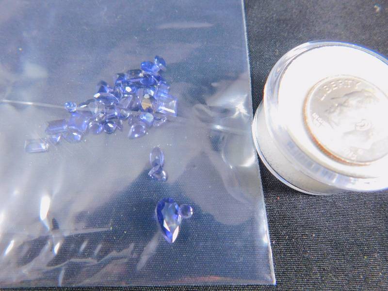 Lot of Mixed Faceted Iolite Gemstones 8.4 cts Total