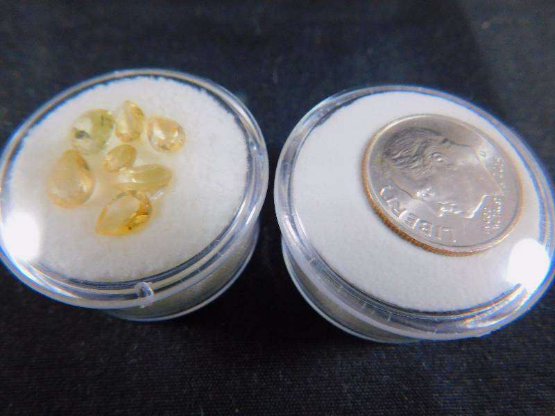 (7) Yellow Gemstones 3.7 cts