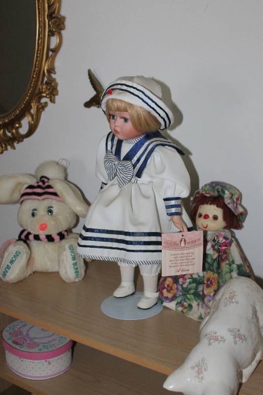 lot 19 image: Collectible Memories Allison Porcelain Sailor Girl Doll