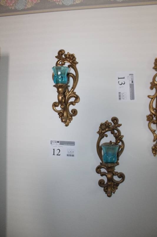 lot 12 image: Lot of (4) Candle Holders