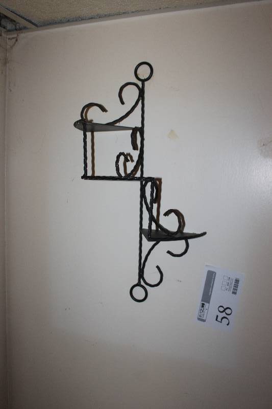 lot 58 image: Wall Mount 3-Tier Shelf