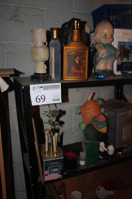lot 69 image: Decorative Liquor Decanters, Table Decorations