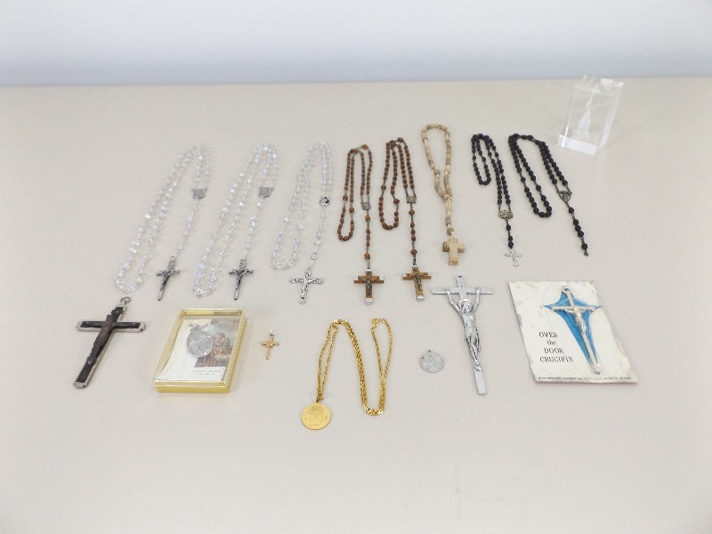 Vintage Christian Rosaries, Charms, Jewelry, etc.