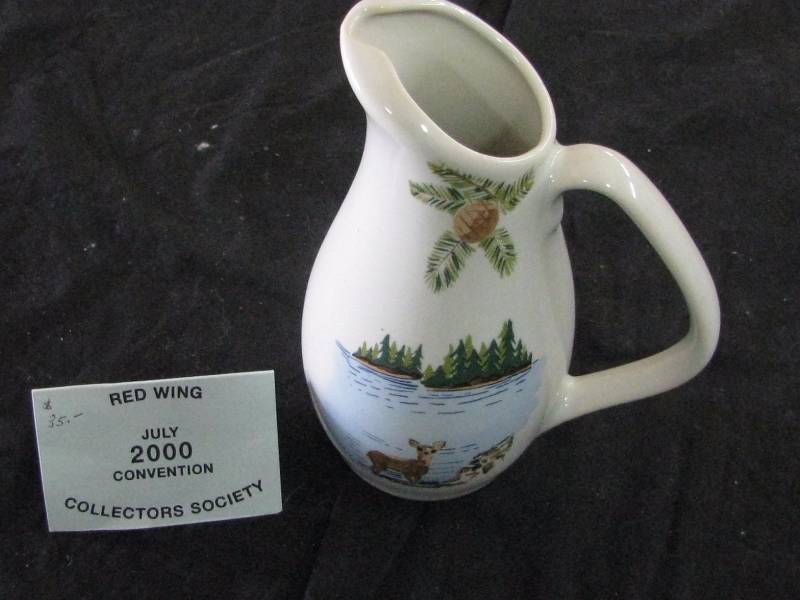 lot 15 image: Red Wing Collector Society 2000 Hamms Beer Pitcher