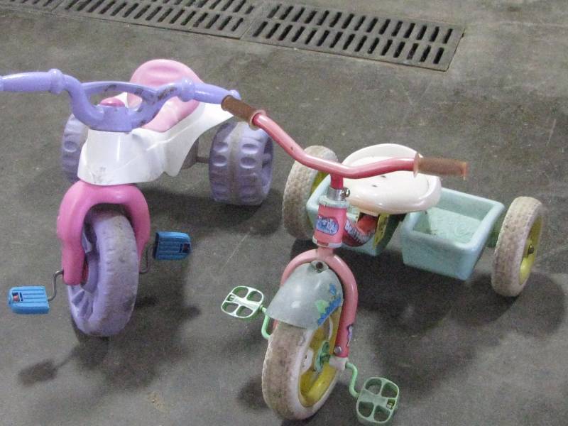 lot 55 image: Childs Tricycles