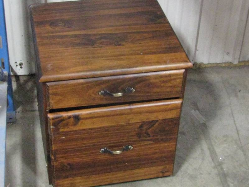 lot 58 image: End Table file Cabinet