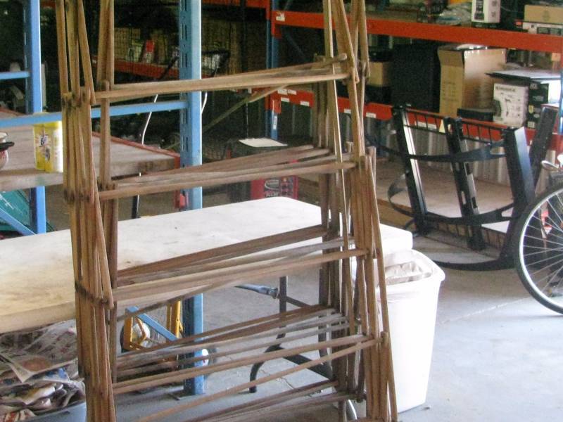 lot 98 image: Vintage Clothes Drying Racks