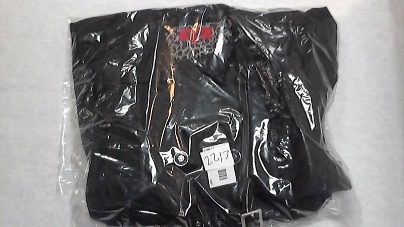 Excelled WM Faux Wool Mix Media Black Jacket Coat - Size Large  L