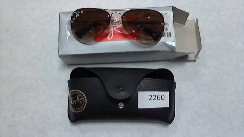 Ray-Ban Unisex Arista Aviator Sunglasses - Goldtone  Brown Gradient