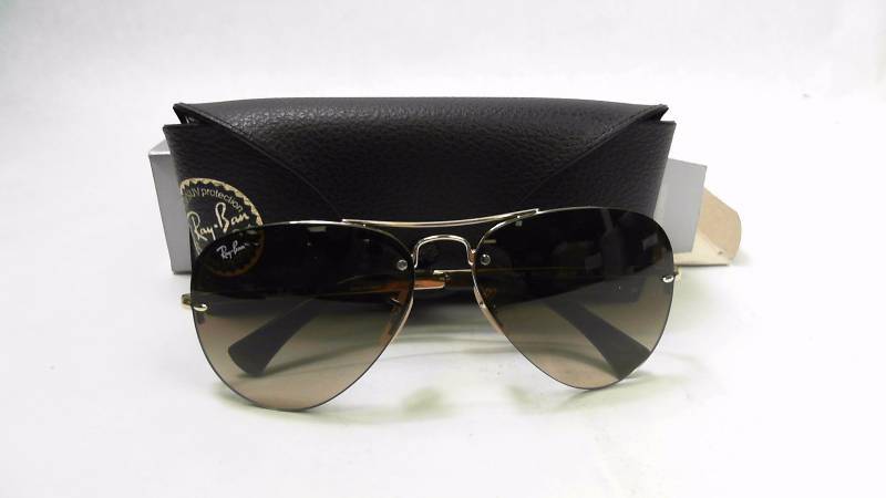 Ray-Ban Unisex Arista Aviator Sunglasses - Goldtone  Brown Gradient