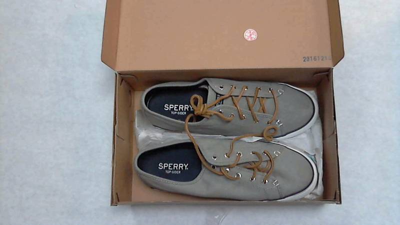 Womens Sperry Seacoast Canvas Sneaker Shoe Shoes Charcoal - Size 11