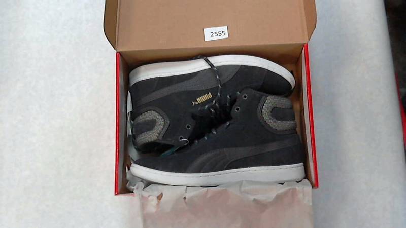 Womens Puma Vikky Suede  Twill mid Shoes Gray - Size 9