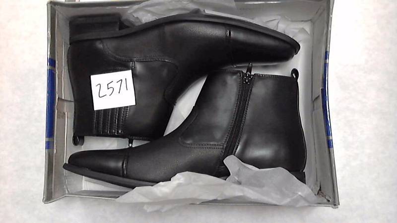 Mens Vance Co. Alex Cap Toe Dress shoes Black - Size 8.5