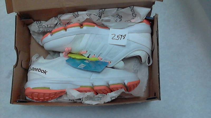 Womens Reebok Cloudride DMX White Shoes - Size 8