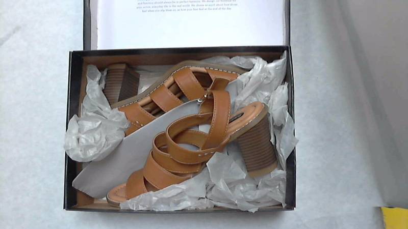Dr.Scholls Womens Parkway Dr Caramel Sandal  Sandals - Size 8
