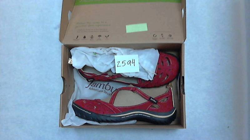 Jambu Womens Blossom Encore Red Sandal  Sandals&nbsp - Size 8