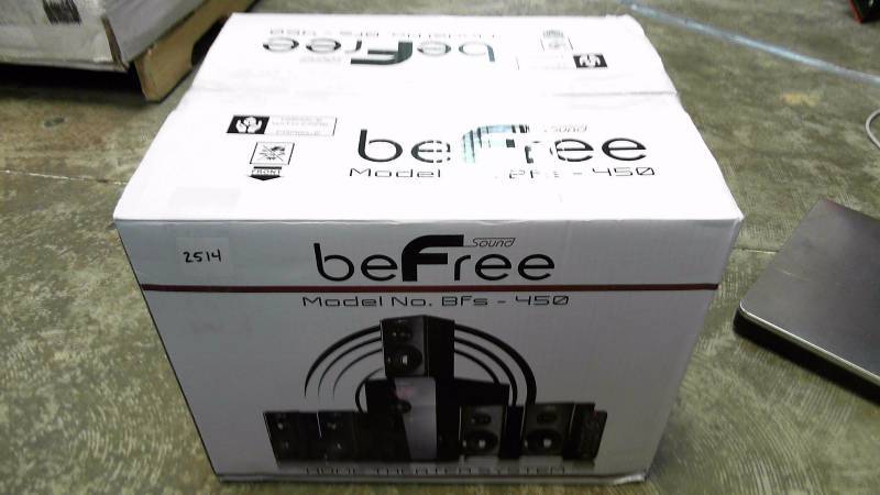 lot 2514 image: beFree Sound 125-Watt 5.1 Channel Surround Sound Bluetooth Speaker System