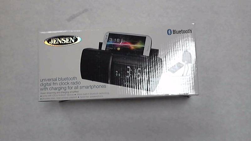 lot 2522 image: Jensen Uni BT Clock Radio