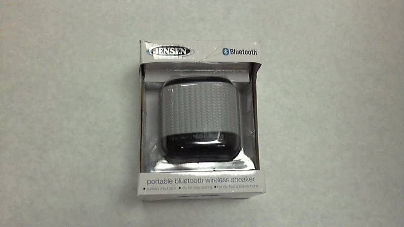 lot 2531 image: Portable Bluetooth Speaker Silver-Black