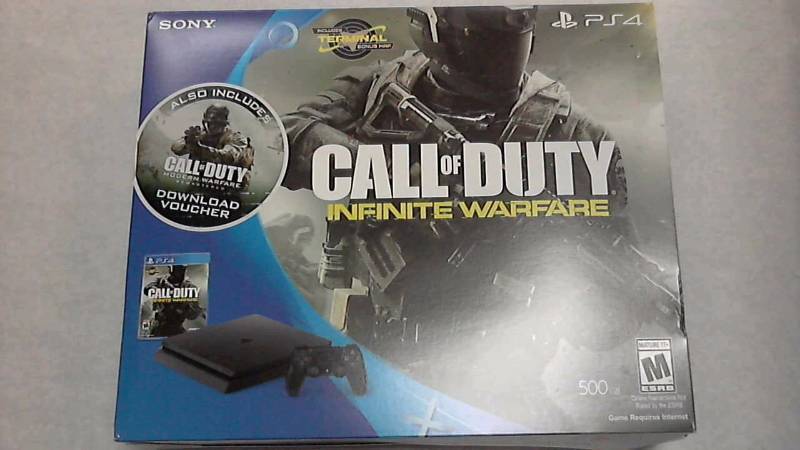 lot 3185 image: Sony PlayStation 4 500GB Console Bundle with Call of Duty Infinite Warfare
