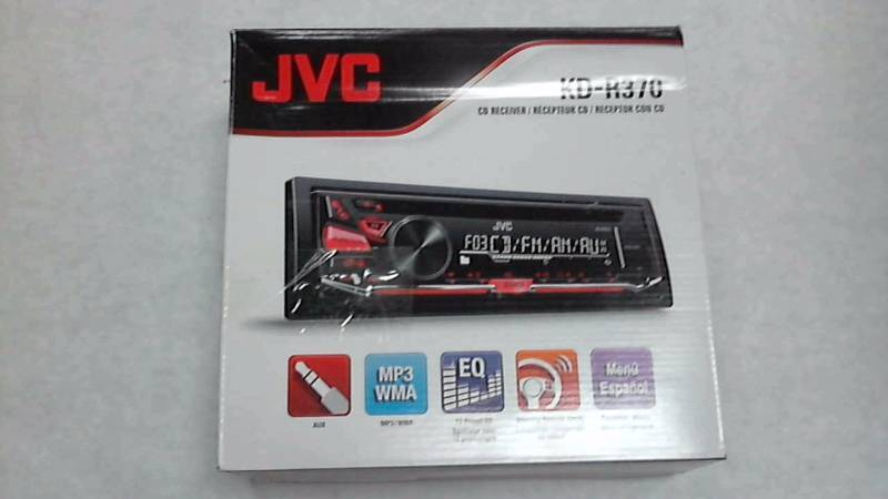 lot 3152 image: JVC 200-Watt CD Car Stereo