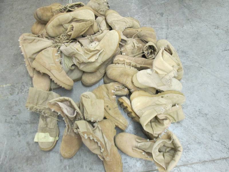 lot 93 image: Large Lot of Assorted Desert Tan Su...