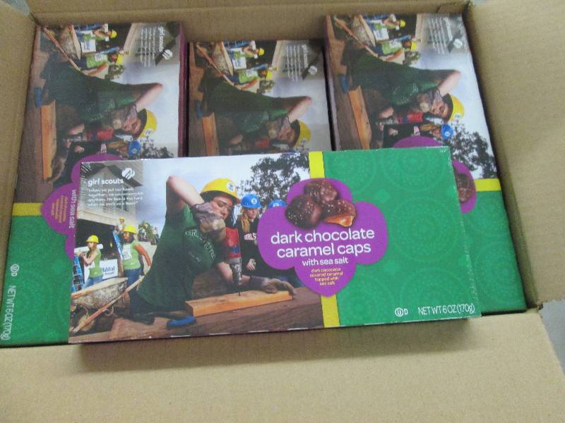 lot 96 image: Case of 12- 6 oz boxes- Dark Chocol...