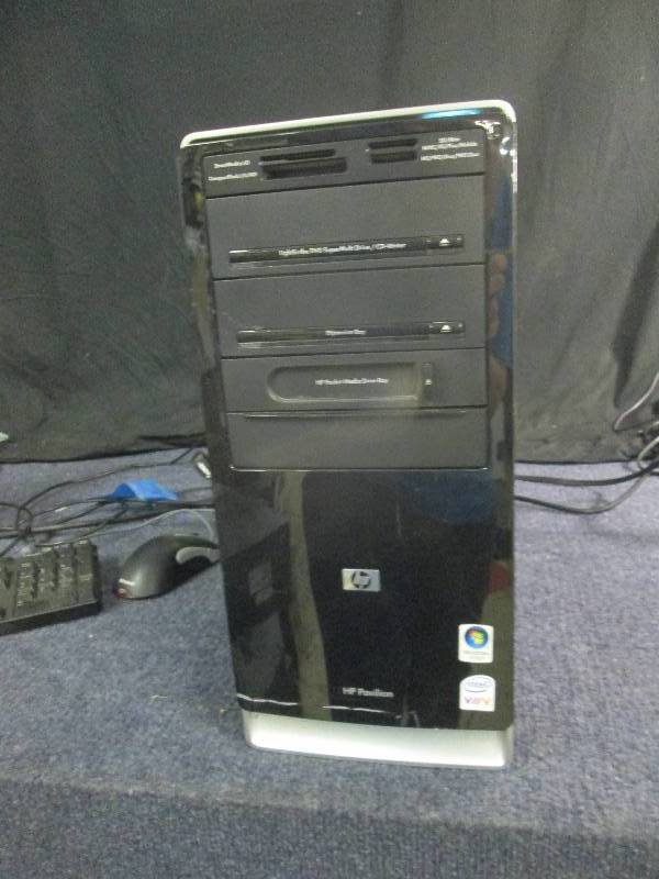 lot 284 image: HP Pavilion tower only, boots to sc...