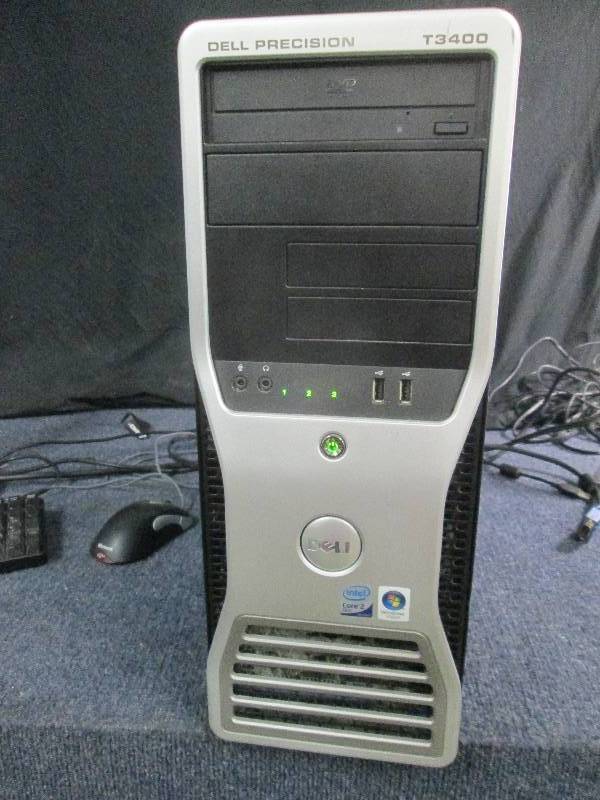 lot 287 image: Dell Precision T3400 tower only, po...