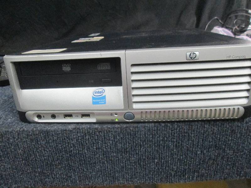 lot 290 image: HP Compaq dc5100 tower only, boots ...