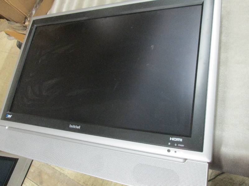 lot 302 image: initial 25 inch LCDDVD Player TV- ...