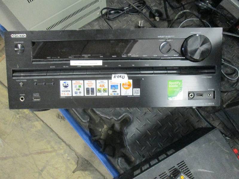 lot 322 image: Onkyo AV Receiver - powers on...
