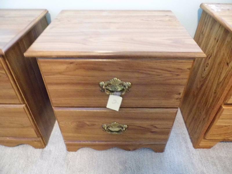 lot 2 image: Nightstand
