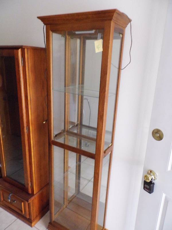 lot 40 image: Curio Cabinet