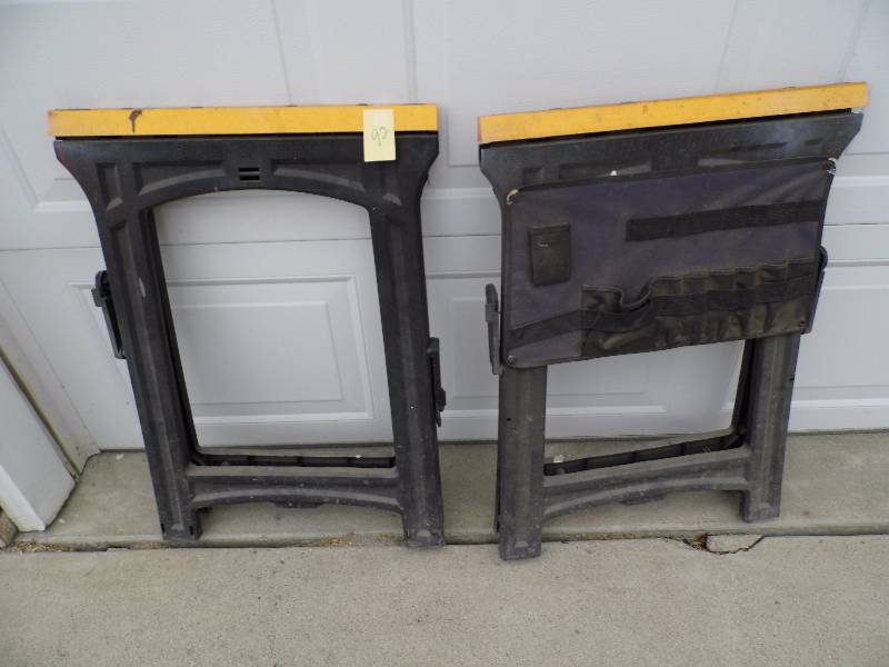 lot 92 image: 2 Sawhorses