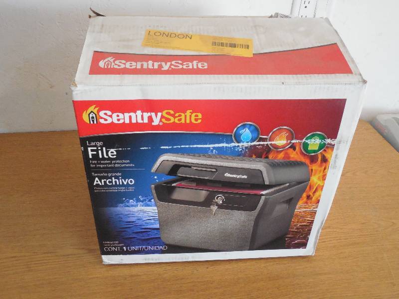 lot 3 image: SentrySafe 0.66 cu. ft. Fire and Water Resistant File Safe