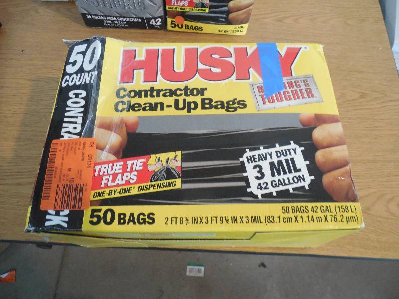 lot 118 image: HUSKY 42 Gal. Contractor Bags (50-Count)