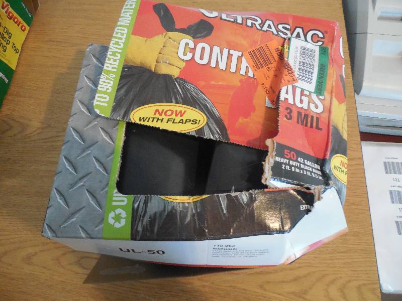 lot 121 image: Ultrasac 42 Gal. Contractor Bag with Flaps (50-Count)