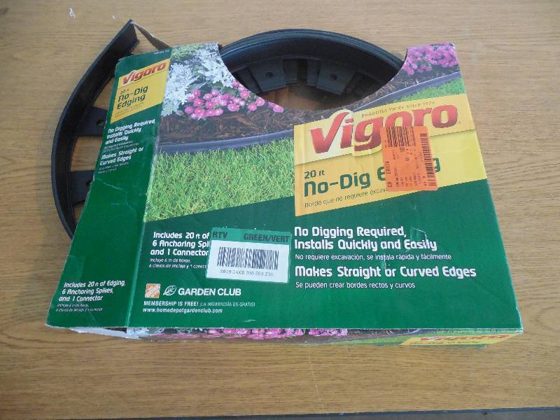 lot 149 image: Vigoro 20 ft. No-Dig Landscape Edging Kit