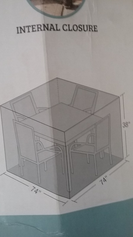 Cover shield 5 Piece Patio Dining Set Cover