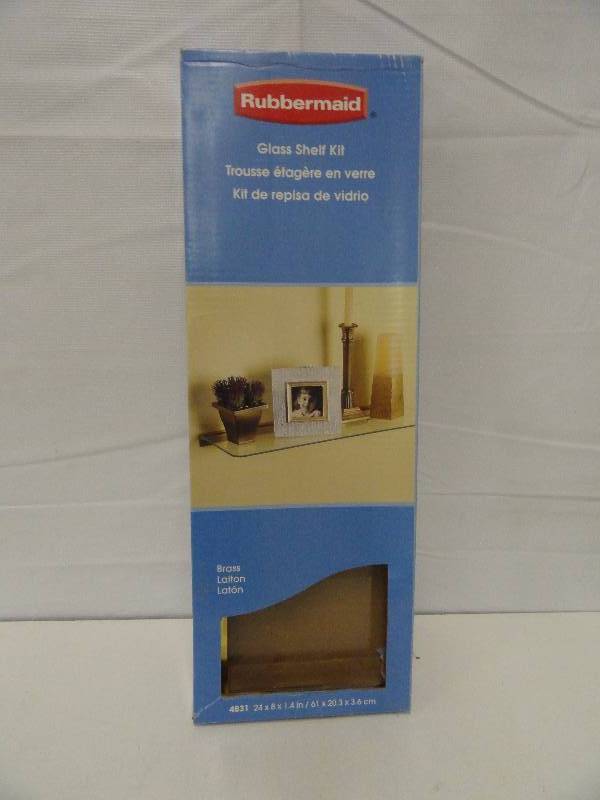 lot 39 image: Rubbermaid Glass Shelf Kit