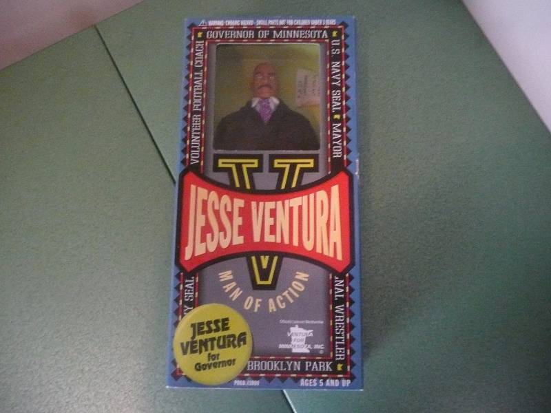 lot 64 image: Jesse Ventura - Man Of Action 12 Action Figure - GOVERNOR OF MINNESOTA - NEW IN BOX